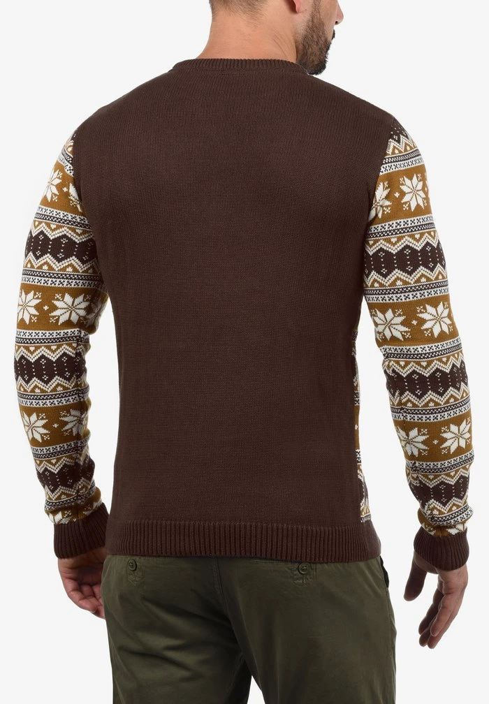 Vente flash ❤️ Solid SDWINNO - Pullover - Coffee Bea 💯 2 Vente flash ❤️ Solid SDWINNO - Pullover - Coffee Bea 💯 – Image 2