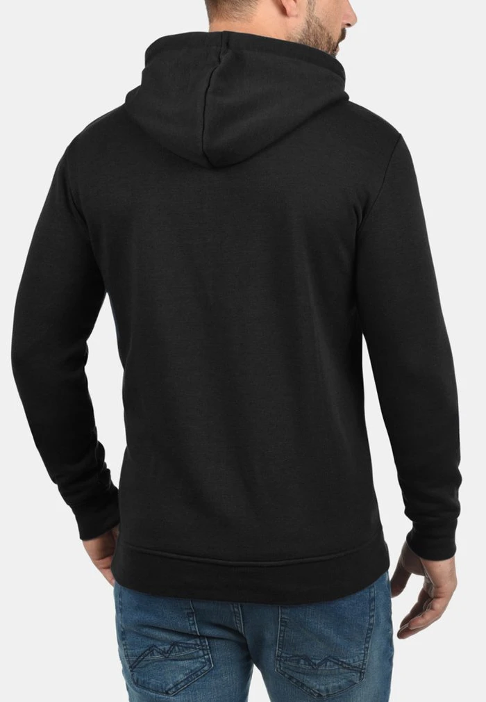 Budget 🛒 Solid SDOLLI - Sweat à Capuche Zippé - Black 😀 2 Budget 🛒 Solid SDOLLI - Sweat à Capuche Zippé - Black 😀 – Image 2