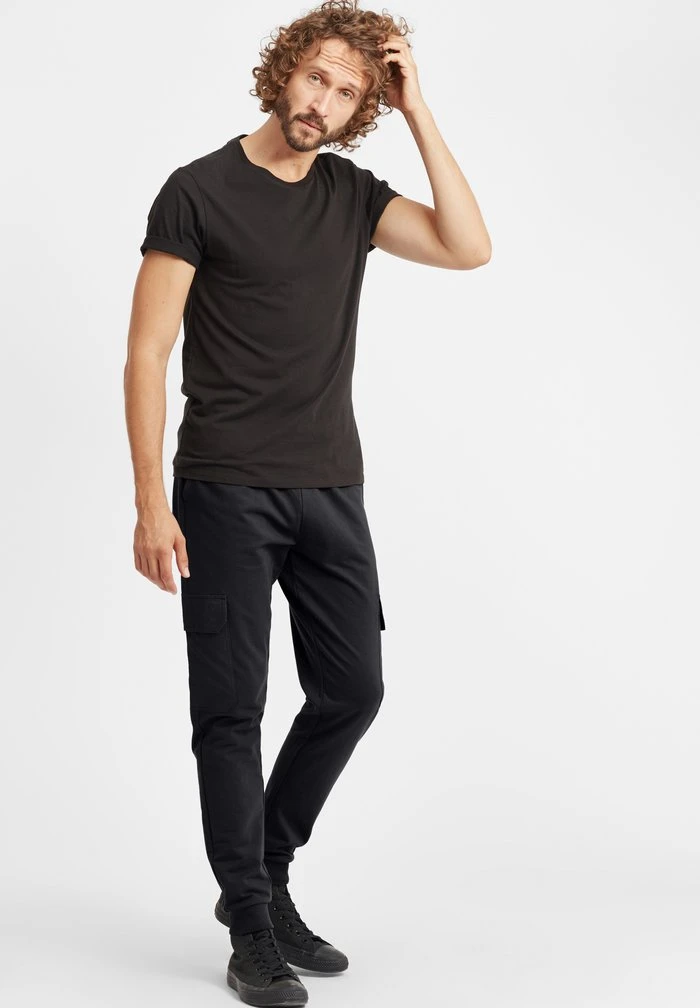 Promo ✨ Solid SDJORY - Pantalon De Survêtement - Black 🎁 2 Promo ✨ Solid SDJORY - Pantalon De Survêtement - Black 🎁 – Image 2