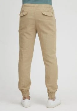 Meilleure vente 🎁 Solid SDTRUC CUFF LINEN - Pantalon Classique - Twill 😀 -Solid Soldes e78db1ce4d564641a87e2f46a4b06536