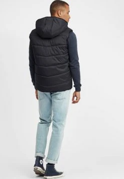 Coupon 😀 Solid SDATSU - Veste Sans Manches - Black ✨ -Solid Soldes e98e3ae006784821a65878095041760e