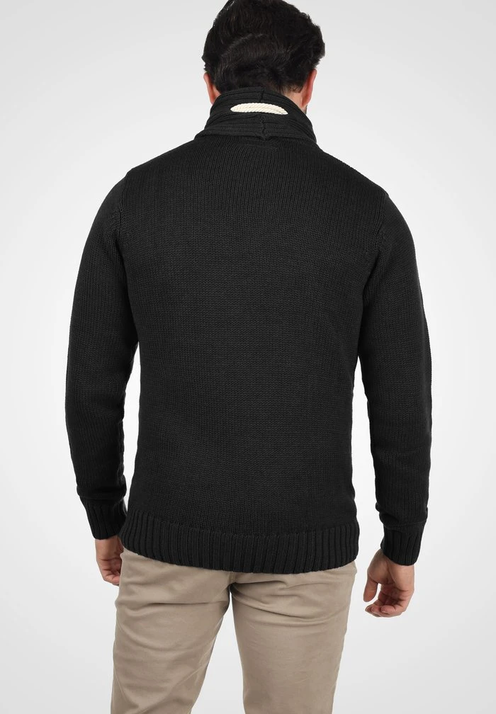 De gros 🎁 Solid SDPIZI - Pullover - Black 😀 2 De gros 🎁 Solid SDPIZI - Pullover - Black 😀 – Image 2