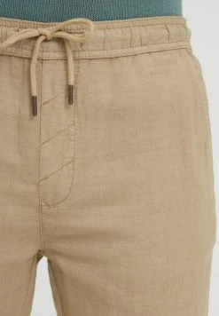 Meilleure vente 🎁 Solid SDTRUC CUFF LINEN - Pantalon Classique - Twill 😀 -Solid Soldes eb33bdc7c96642fa9bea5c1a7cd99bd8