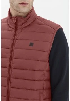 Meilleure vente ✨ Solid SDSÖRENSON - Veste Sans Manches - Brick Red 🧨 -Solid Soldes eba170a3e8e94ef1bbd69d854fd282b9
