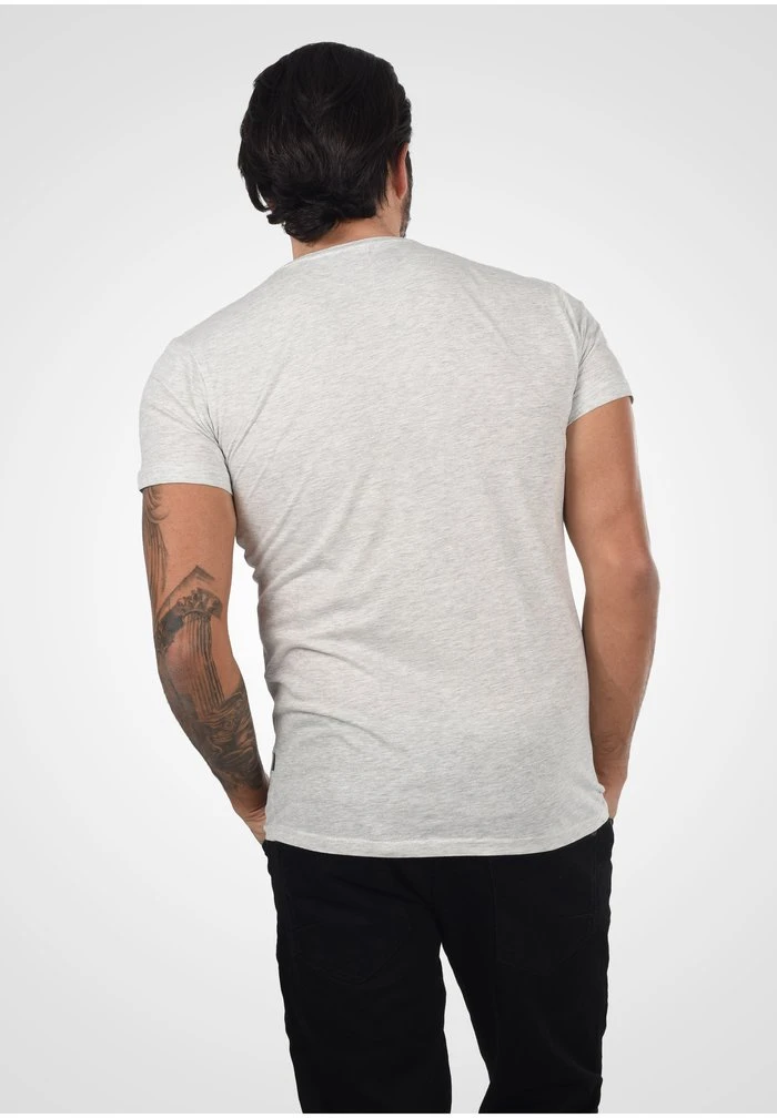 Remise 😉 Solid SDTEE - T-shirt Imprimé - Fog Grey M 🔔 3 Remise 😉 Solid SDTEE - T-shirt Imprimé - Fog Grey M 🔔 – Image 3