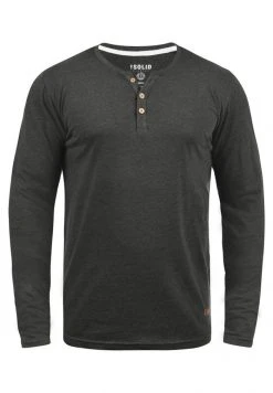 Bon marché 🔥 Solid SDVOLKO - T-shirt à Manches Longues - Dark Grey ✔️ -Solid Soldes ece93b2dafef4c759ee558d5dc760539