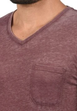 Coupon ⌛ Solid SDTHEON - T-shirt Basique - Wine Red 🛒 -Solid Soldes ef296e48fe5d481ab8ba1dfa07eab050