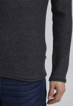 Grosses soldes 🧨 Solid SDJARAH - Pullover - Dark Grey Melange 🔥 -Solid Soldes ef6df10c507347b19c9a0646f08013ca