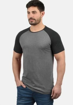 Vente flash ⭐ Solid SDBASTIAN - T-shirt Basique - Grey Melange 🛒