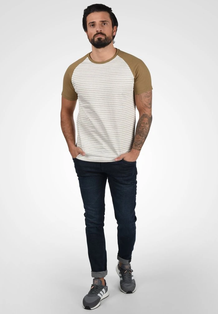 De gros ⭐ Solid SDSTEN - T-shirt Imprimé - Ermine ⌛ 2 De gros ⭐ Solid SDSTEN - T-shirt Imprimé - Ermine ⌛ – Image 2