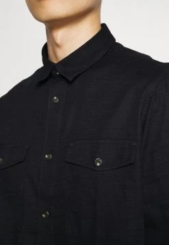 Remise 😉 Solid SDTIM 21105667 - Chemise - Black 👏 -Solid Soldes f0f536033e084812b3910a8a4a94916b