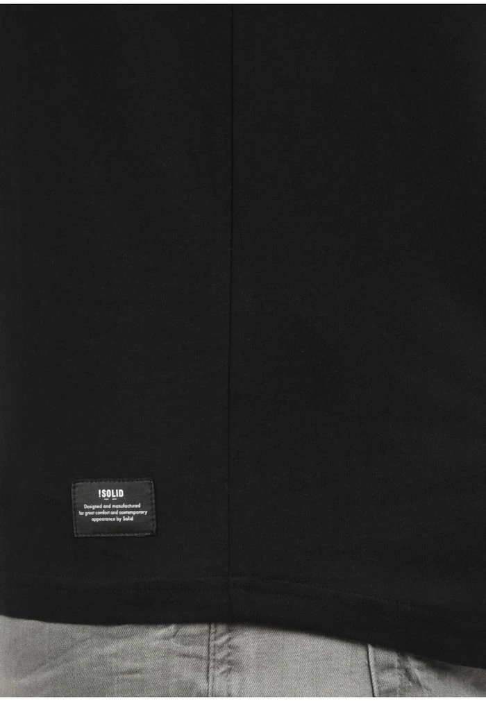 Meilleure vente ⭐ Solid SDCAJUS - T-shirt à Manches Longues - Black Grey 😀 4 Meilleure vente ⭐ Solid SDCAJUS - T-shirt à Manches Longues - Black Grey 😀 – Image 4