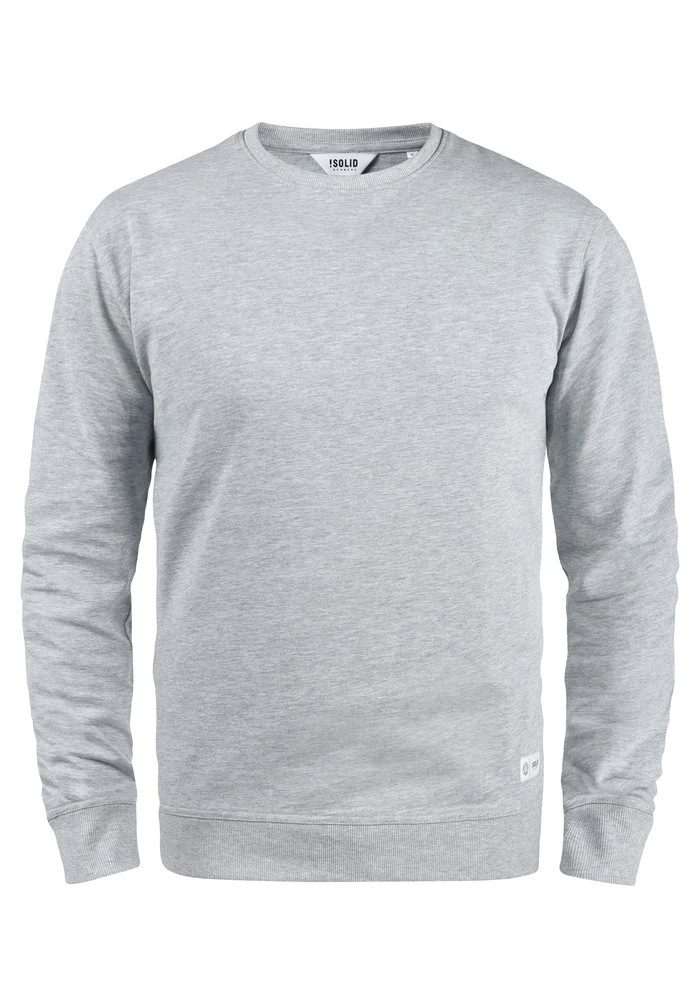 Remise ⌛ Solid SDTARABO - Sweatshirt - Light Grey Melange 🔥 4 Remise ⌛ Solid SDTARABO - Sweatshirt - Light Grey Melange 🔥 – Image 4