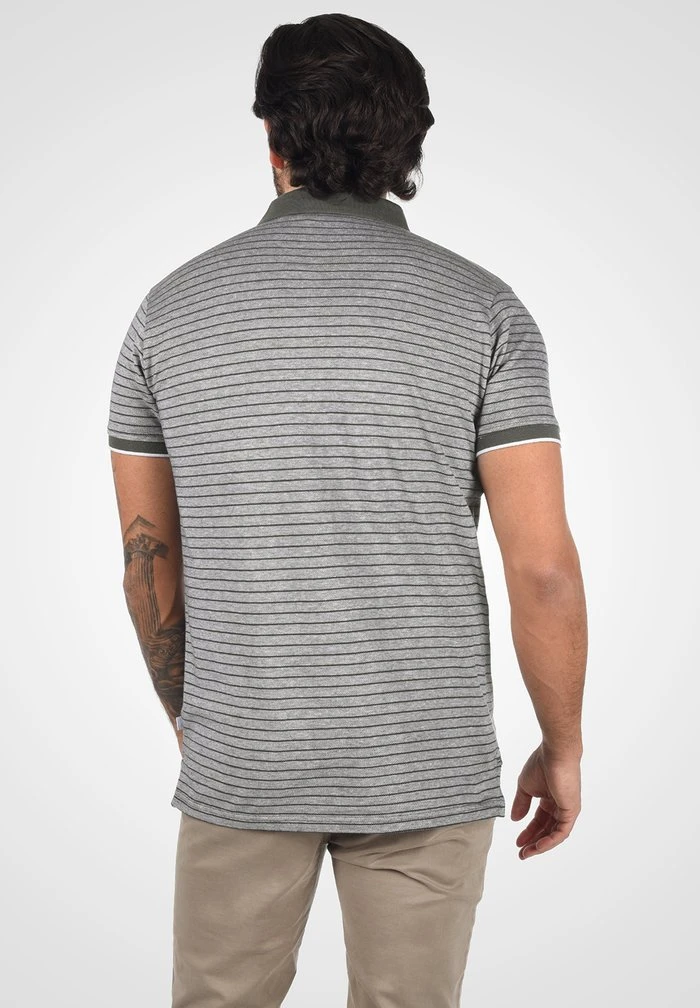 Promo 👏 Solid PANTELIS - Polo - Med Grey Melange 🎉 3 Promo 👏 Solid PANTELIS - Polo - Med Grey Melange 🎉 – Image 3