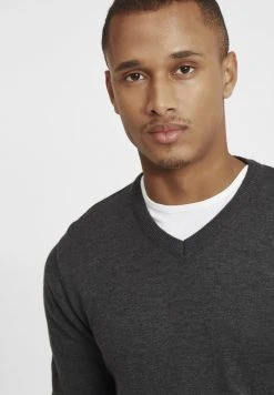 Meilleure affaire ✔️ Solid SDALEGRE - Pullover - Dark Grey Melange ✔️ -Solid Soldes f48aca0016794887a0d5a192c0d42e11