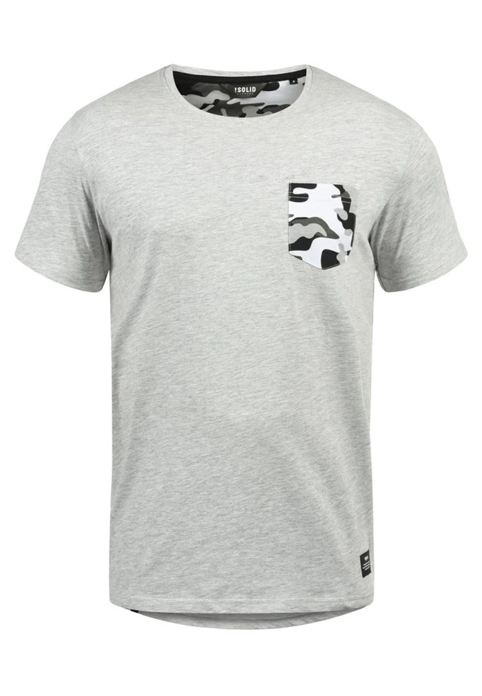 Meilleur prix ⭐ Solid SDCALVIN - T-shirt Imprimé - Light Grey 🥰 5 Meilleur prix ⭐ Solid SDCALVIN - T-shirt Imprimé - Light Grey 🥰 – Image 5