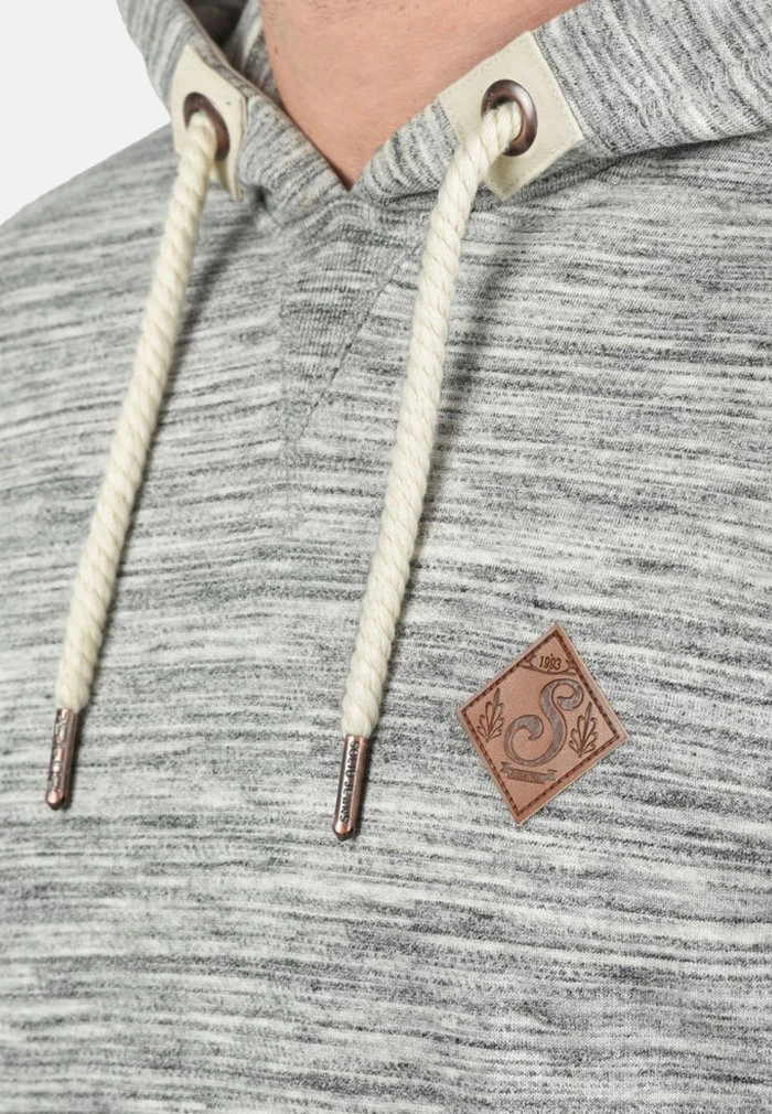 Nouveau 🌟 Solid SDKEVIN - Sweat à Capuche - Light Grey ✔️ 3 Nouveau 🌟 Solid SDKEVIN - Sweat à Capuche - Light Grey ✔️ – Image 3