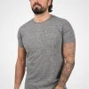 Budget 😍 Solid SDALARICO - T-shirt Basique - Dark Grey Melange 🛒