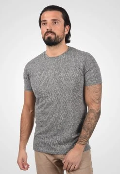 Budget 😍 Solid SDALARICO - T-shirt Basique - Dark Grey Melange 🛒