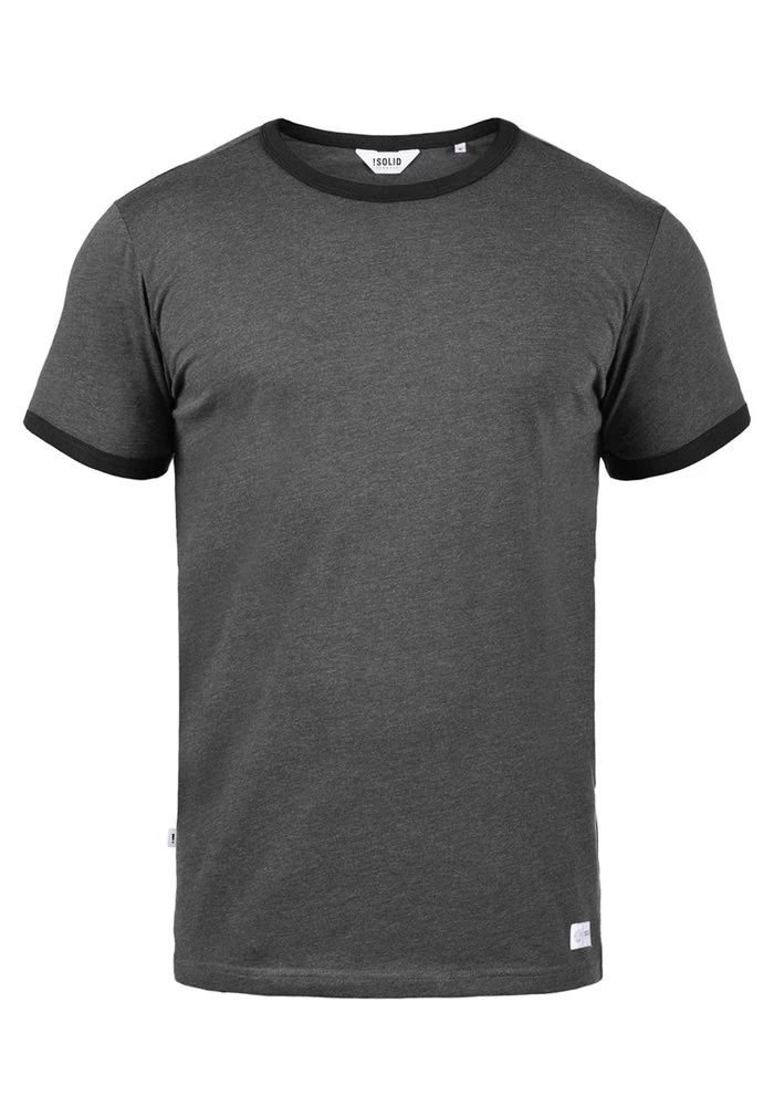 Meilleur prix 🎁 Solid SDMANOLDO - T-shirt Imprimé - Forged Iron ✨ 3 Meilleur prix 🎁 Solid SDMANOLDO - T-shirt Imprimé - Forged Iron ✨ – Image 3