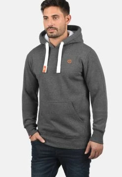 Grosses soldes 💯 Solid SDBENNHOOD - Sweat à Capuche - Light Grey 😍