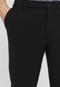 Bon marché ⌛ Solid SDOLIVERO - Pantalon Classique - Black 🛒 -Solid Soldes f6eed0edbcc047fb8f227aa6d4845780