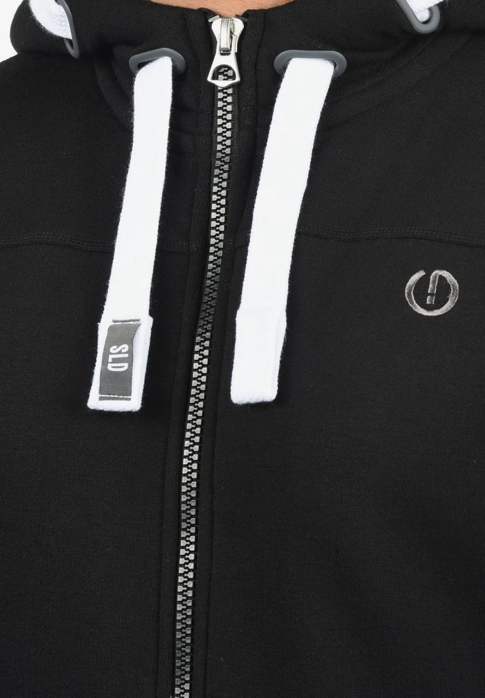 Bon marché 🤩 Solid SDBENJAMINZIP - Sweat à Capuche Zippé - Black Pil 🎉 3 Bon marché 🤩 Solid SDBENJAMINZIP - Sweat à Capuche Zippé - Black Pil 🎉 – Image 3