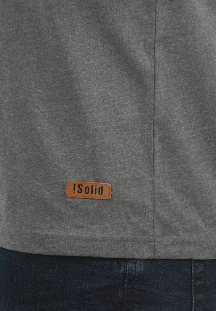 Nouveau ✔️ Solid VOLKO - T-shirt à Manches Longues - Grey Melange 🛒 5 Nouveau ✔️ Solid VOLKO - T-shirt à Manches Longues - Grey Melange 🛒 – Image 5