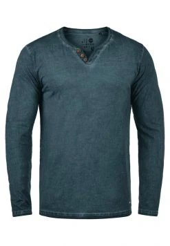 Grosses soldes ✨ Solid SDTINOX - T-shirt à Manches Longues - Blue ❤️ -Solid Soldes f7d2c5d59b004a0f9efb5167cd984c66