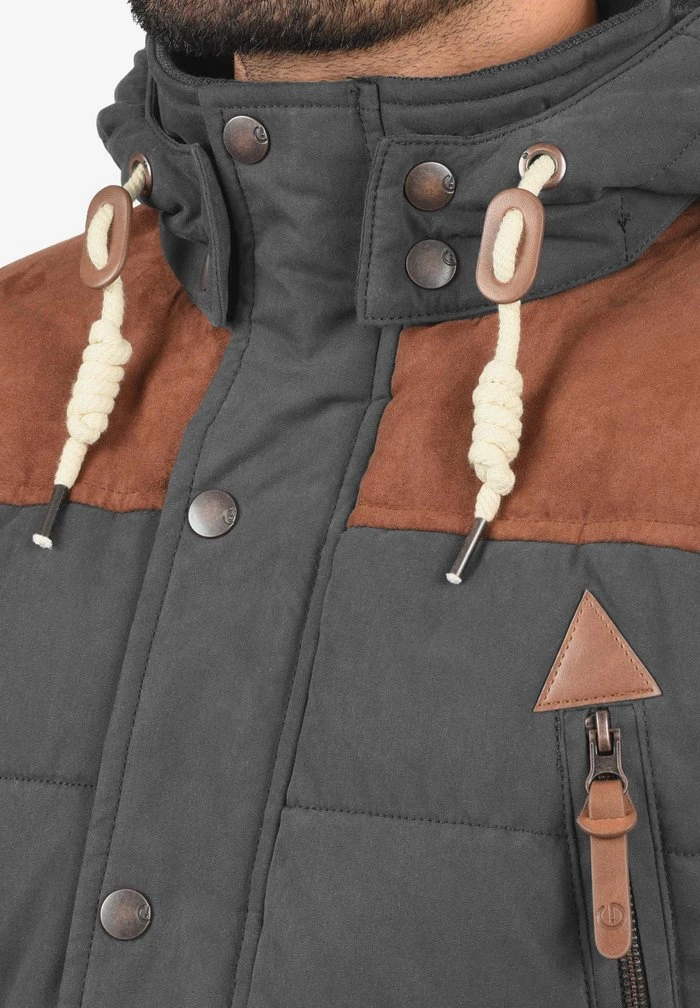 Vente flash ✔️ Solid SDDRY - Veste D'hiver - Dark Grey 🎉 4 Vente flash ✔️ Solid SDDRY - Veste D'hiver - Dark Grey 🎉 – Image 4