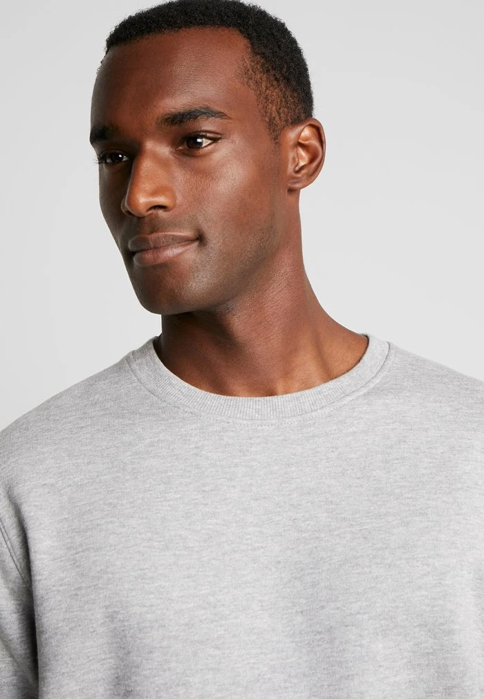 Nouveau ❤️ Solid MORGAN CREW - Sweatshirt - Light Grey ✔️ 4 Nouveau ❤️ Solid MORGAN CREW - Sweatshirt - Light Grey ✔️ – Image 4