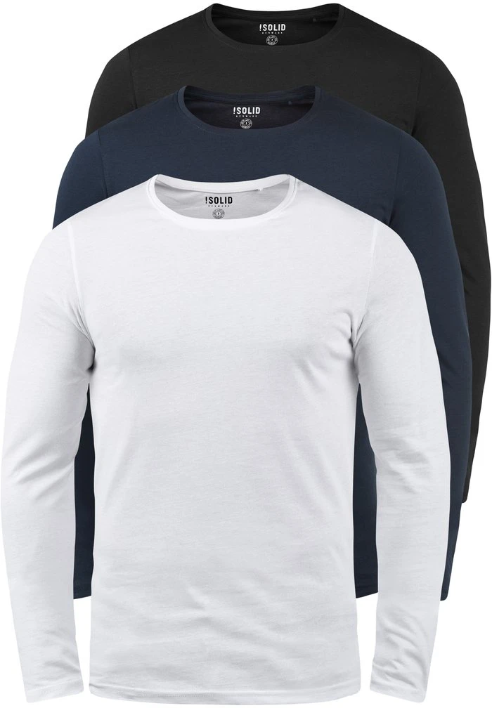 Meilleure affaire 👏 Solid SDBASAL - T-shirt à Manches Longues - Blue 😍 6 Meilleure affaire 👏 Solid SDBASAL - T-shirt à Manches Longues - Blue 😍 – Image 6