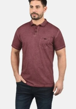 Meilleure affaire ❤️ Solid SDTERMANN - Polo - Wine Red 🔔