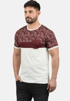 Les meilleures critiques de ✨ Solid SDFLORIAN - T-shirt Imprimé - Wine Red 🥰