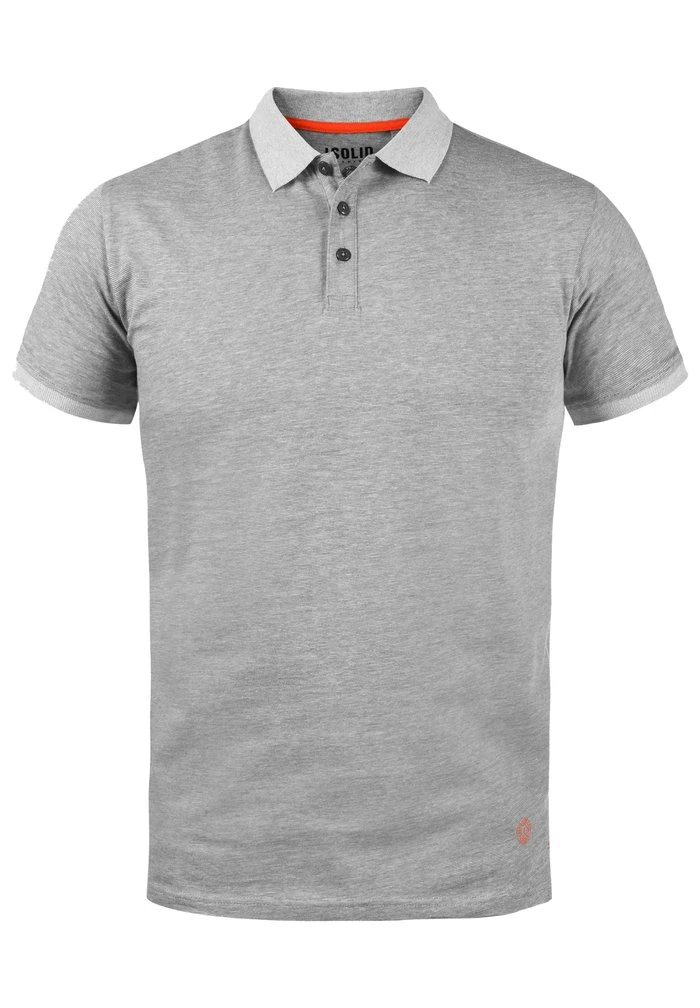 Nouveau 🥰 Solid SDNEDAL - Polo - Grey Melange 👍 5 Nouveau 🥰 Solid SDNEDAL - Polo - Grey Melange 👍 – Image 5