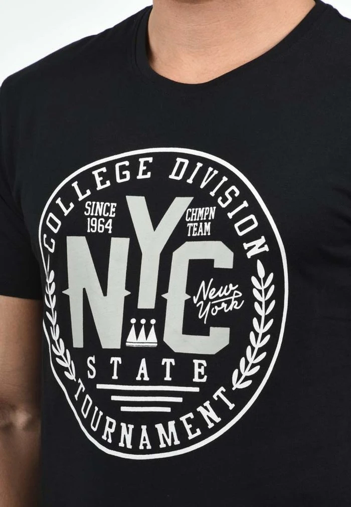 Tout neuf 😀 Solid SDYORK - T-shirt Imprimé - Black ⭐ 3 Tout neuf 😀 Solid SDYORK - T-shirt Imprimé - Black ⭐ – Image 3