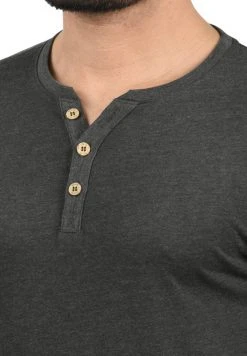 Bon marché 🔥 Solid SDVOLKO - T-shirt à Manches Longues - Dark Grey ✔️ -Solid Soldes fa7ed32770d34b929dfda79fbd27a972