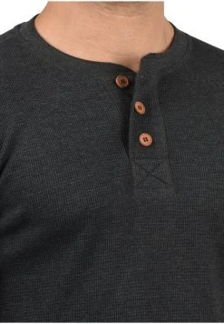 Nouveau 🧨 Solid SDTOKATO - T-shirt à Manches Longues - Dark Grey Melange 🔥 -Solid Soldes fe6317efe42747f88579fe3abf640742