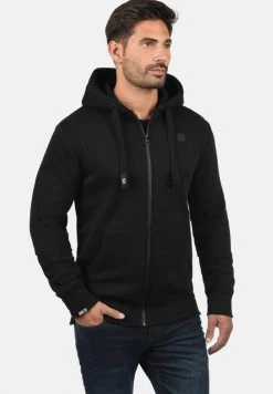 Sortie ✔️ Solid SDBENE - Sweat à Capuche Zippé - Black ⌛